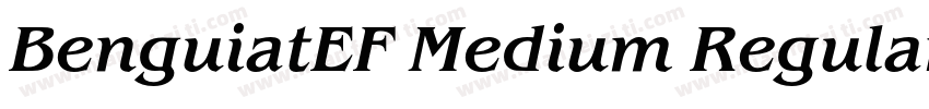 BenguiatEF Medium Regular字体转换